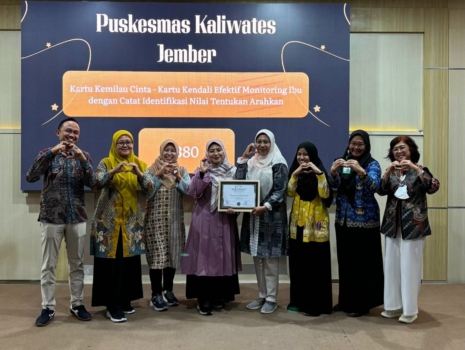 Puskesmas Kaliwates Raih Penghargaan Tingkat Jawa Timur, Inovasi “Kemilau Cinta” Harumkan Nama Jember